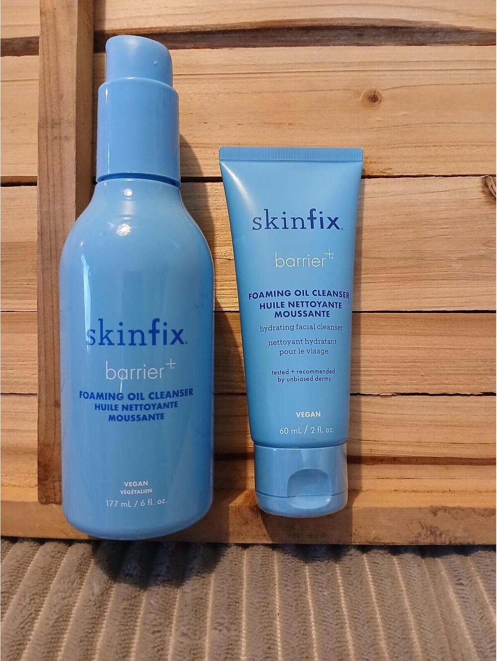 Skinfix Barrier+ Foaming Oil Cleanser Set, Blue